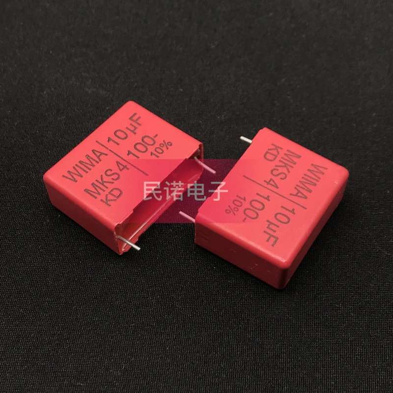 

2/5/10/20pcs German WIMA Film Capacitor MKS4 100V 10UF 106 Pitch 27.5mm Audio passive capacitor