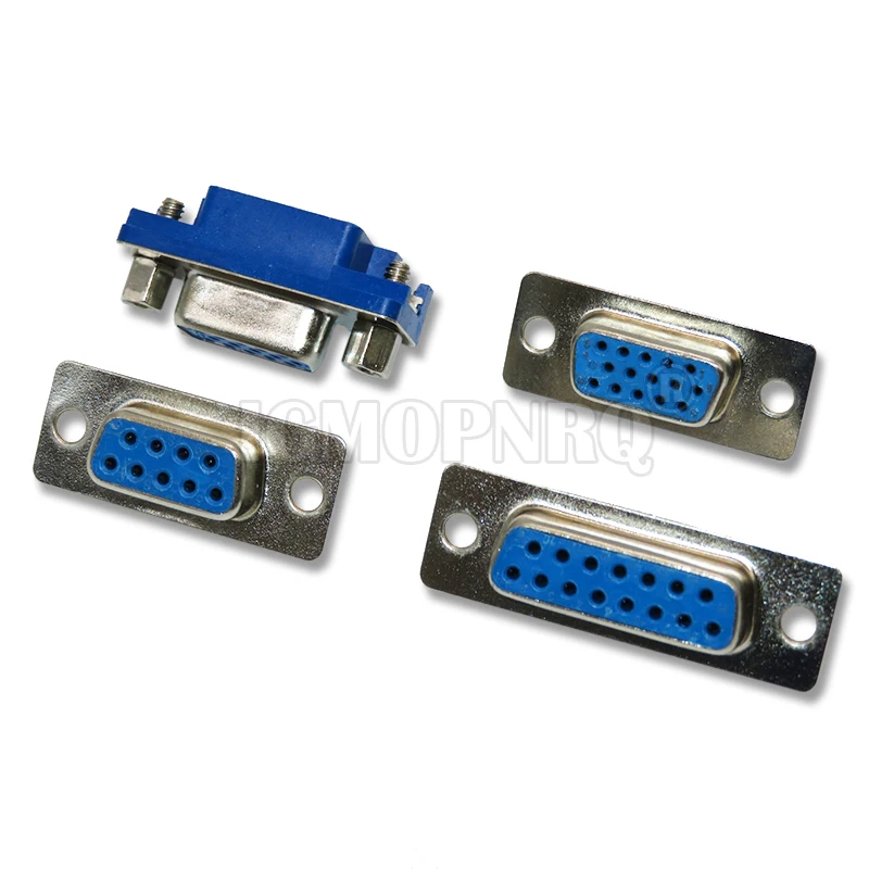2PCS Male And Female RS232 Wire Welding Serial Port Plug Connector DB25 DB15 DB9 DB37 Welding DB Adapter Plug Shell With Screws