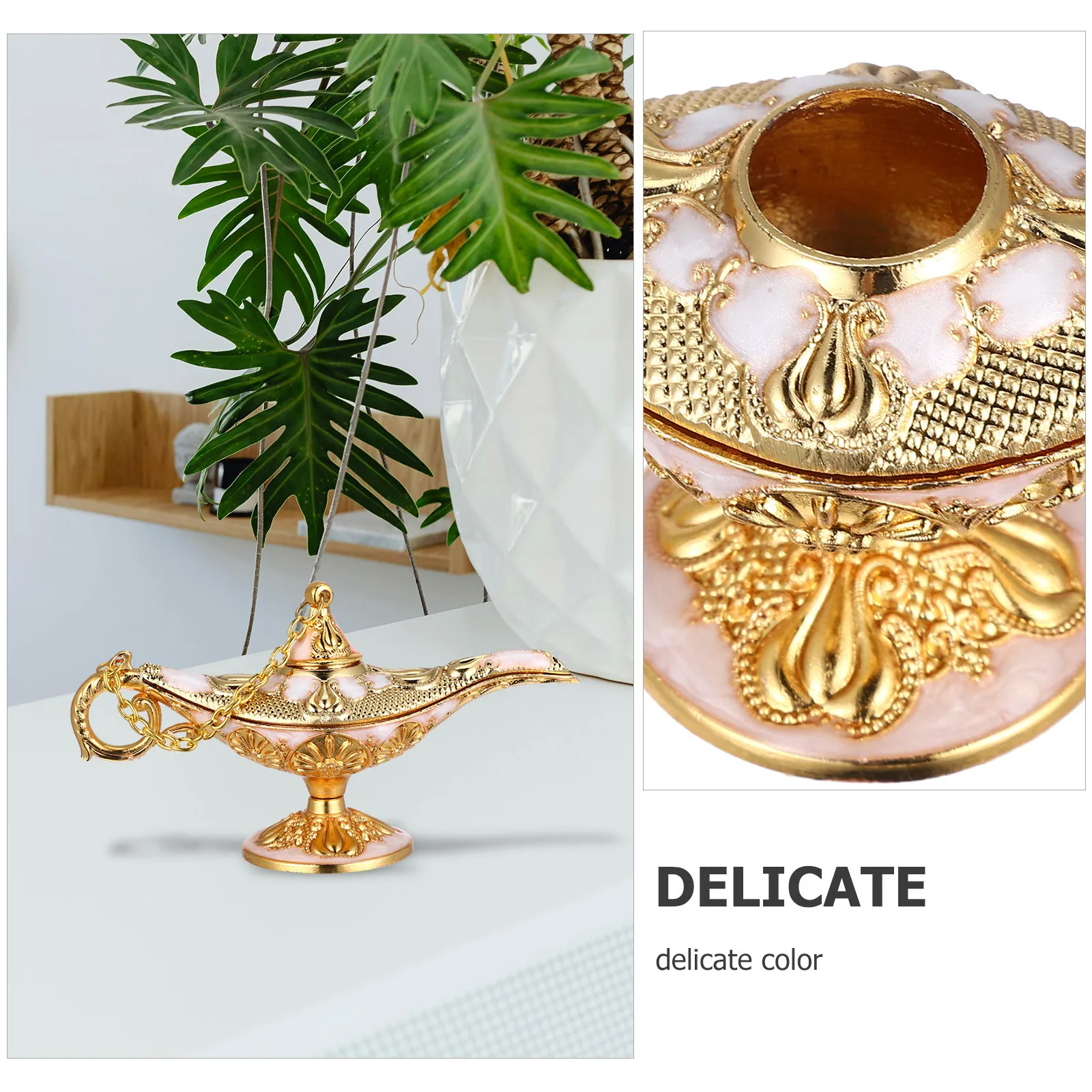 

Retro Decoration Vintage Ornament Smooth Surface Carved Desktop Adornment Home Party Decor Charming Vintage