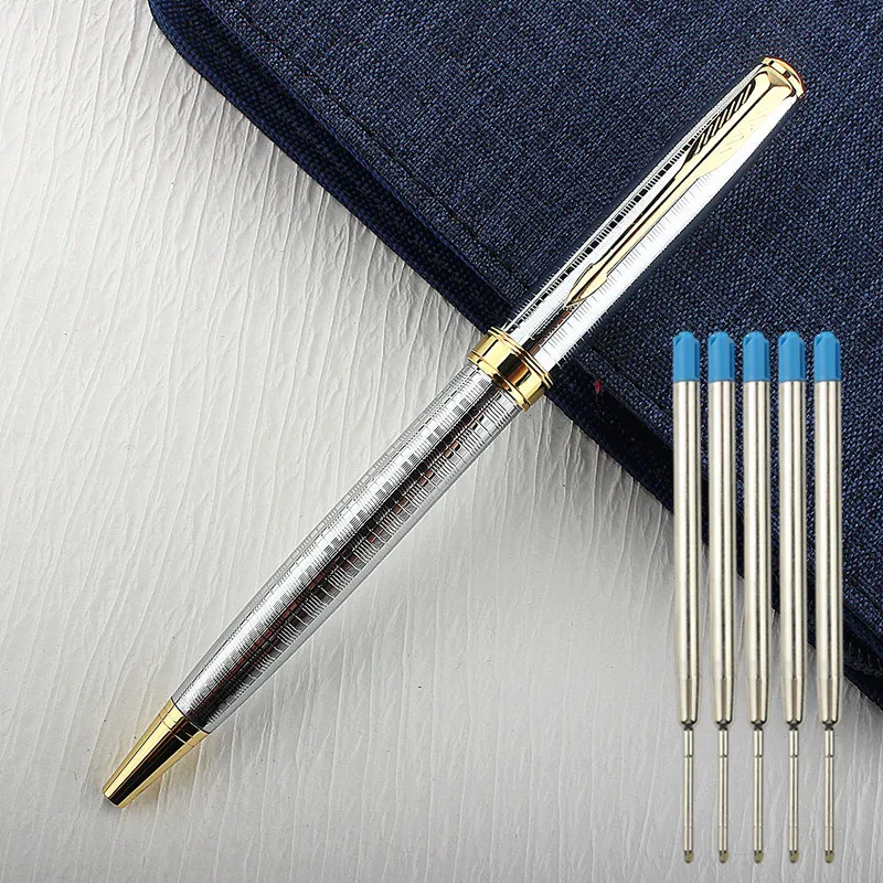 Luxury Quality 5017 Golden Senior Gift Pens Student School Business Office Ballpoint Pens New