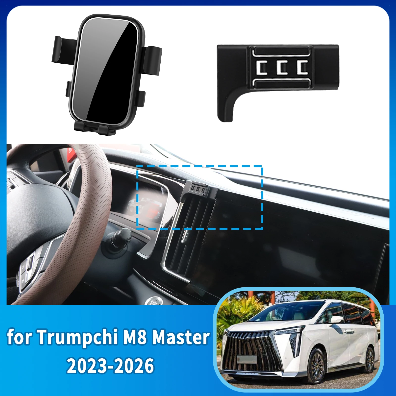 

Accessories Car Mobile Phone Holder fit for GAC GN8 gn 8 Trumpchi M8 Master 2023-2026 GPS Bracket Navigation Stand Auto