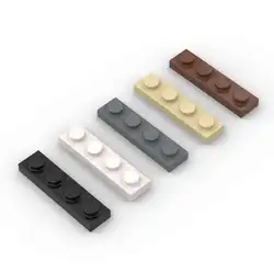 MOC 10PCS Puzzle Particle 3710 Plate 1x4 Building Blocks Kit High-Tech Board Light Panel BricksToys Children Gifts Dropshipping