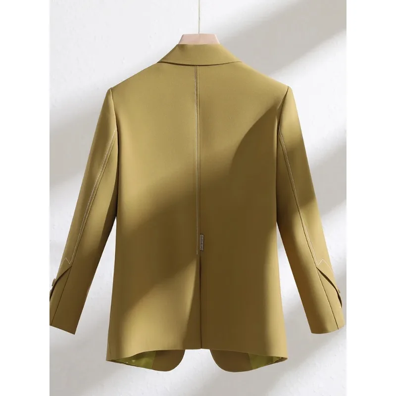 Ladies Women Suit Blazer Formal Office Jacket Female Single Button Full Sleeve Coat Business Work Outfit