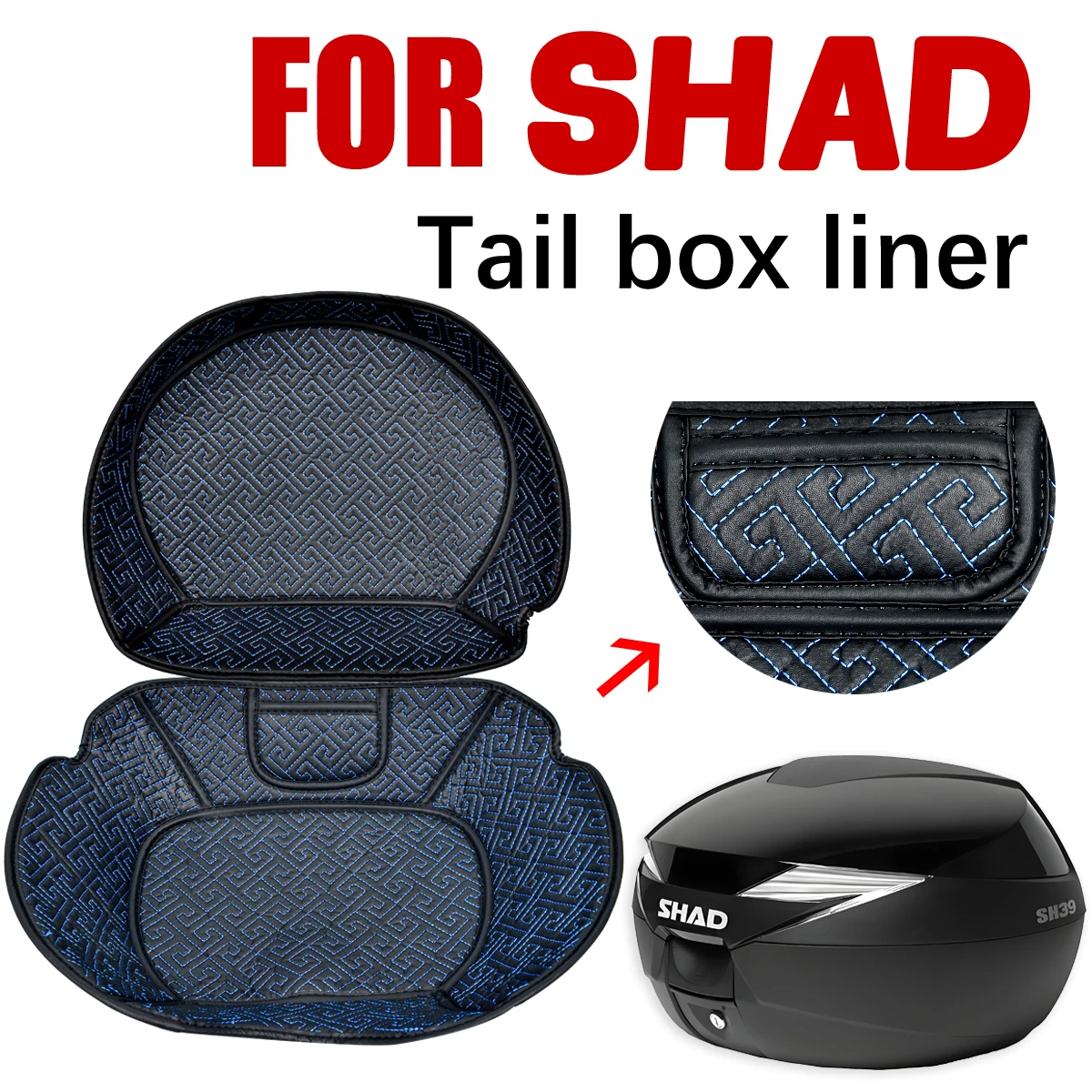 

For SHAD SH39 SH45 SH48Tailcase lining, suitable for luggage compartments upper and lower motorcycle lugga