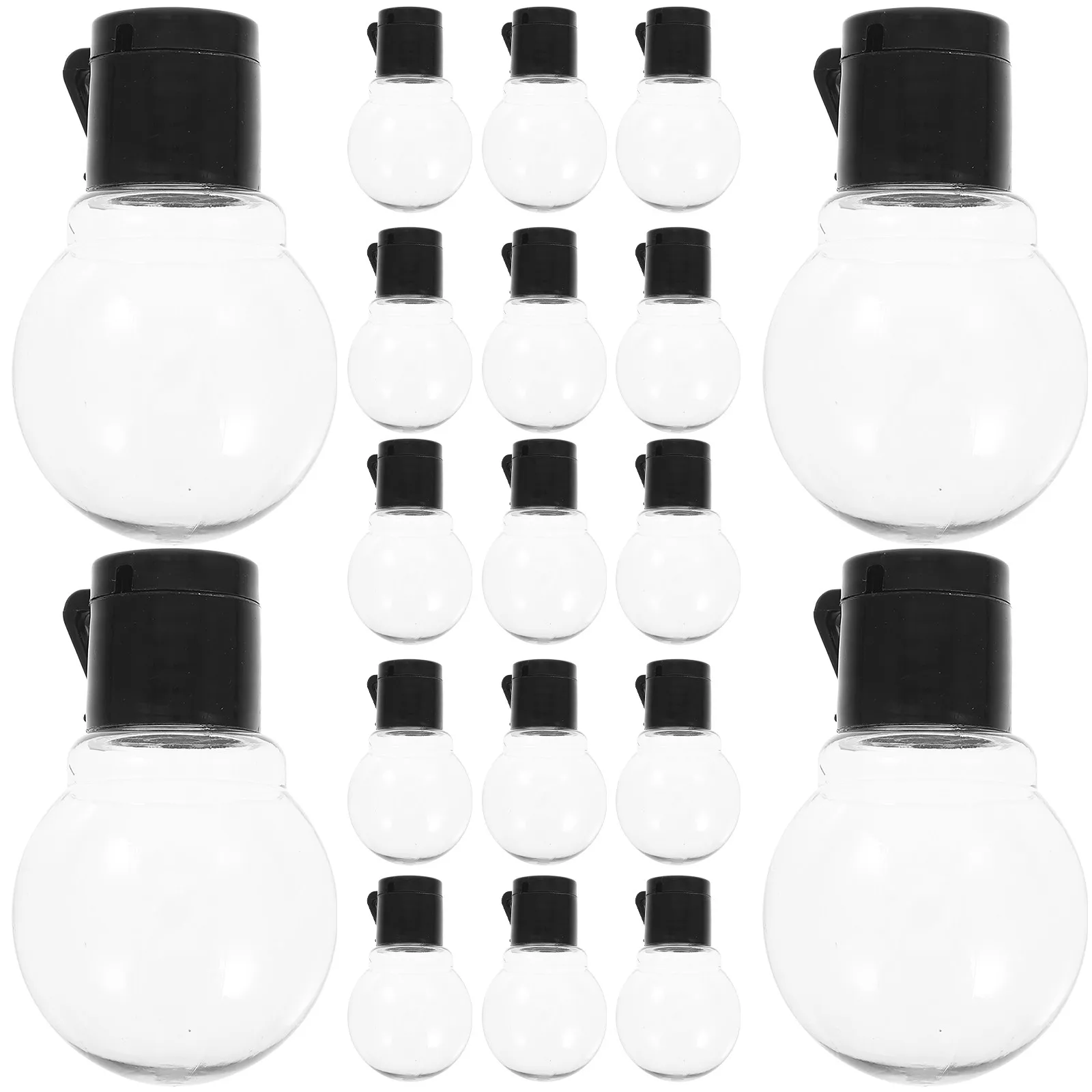 

20 шт. Рождественские декоративные гирлянды, пустые пластиковые подвесные лампы-шары, сменные декоративные лампочки-шары для украшения