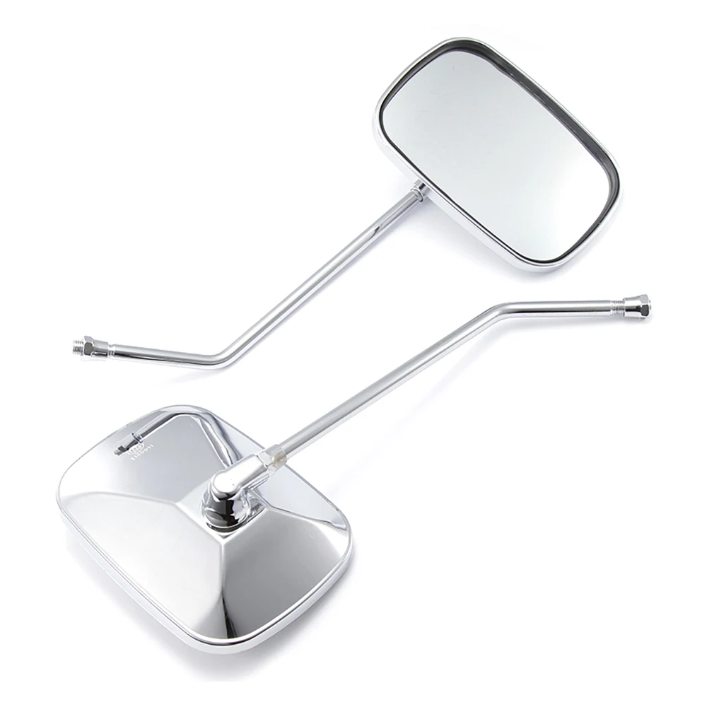 10mm Universal Motorcycle Rearview Mirror Square Retro Rear Side Mirrors For HONDA SHADOW 1100 750 VTX 1300 1800 VTX1300 VTX1800 view 6