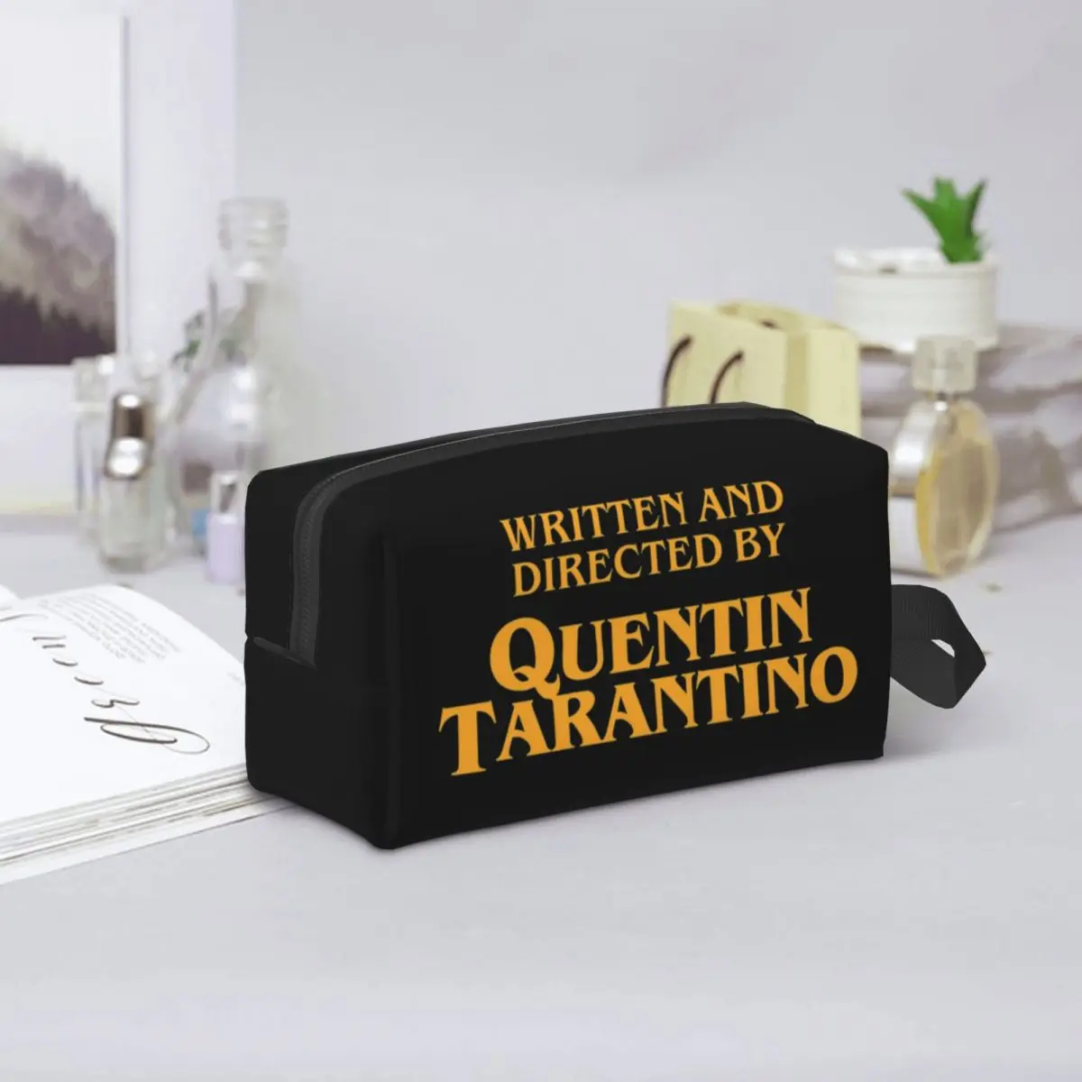 クエンティン・タランティーノ-メイクアップバッグ-化粧品オーガナイザー-収納ドップキット-トイレタリー化粧品バッグ-女性用-ビューティー-トラベル-ペンシルケース