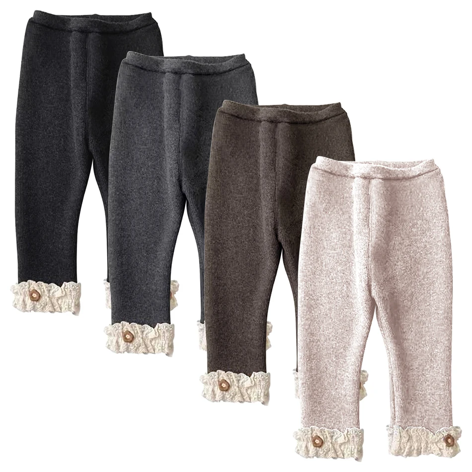 أزياء الهالوين الشتوية للأطفال الدفء طماق الطفل المخملية الدانتيل تنحنح السراويل الخريف الفتيات ملابس هدية الكريسماس الطفل المراهقين الجوارب #1