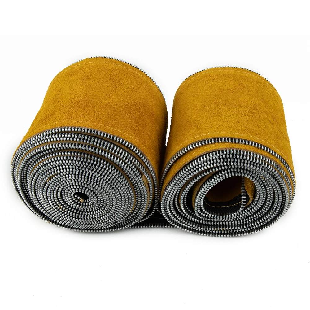 Leather Welding Torch Cable Cover for TIG Mig Hose Protection 25ft Long Flame Resistant Jacket for Industrial Use