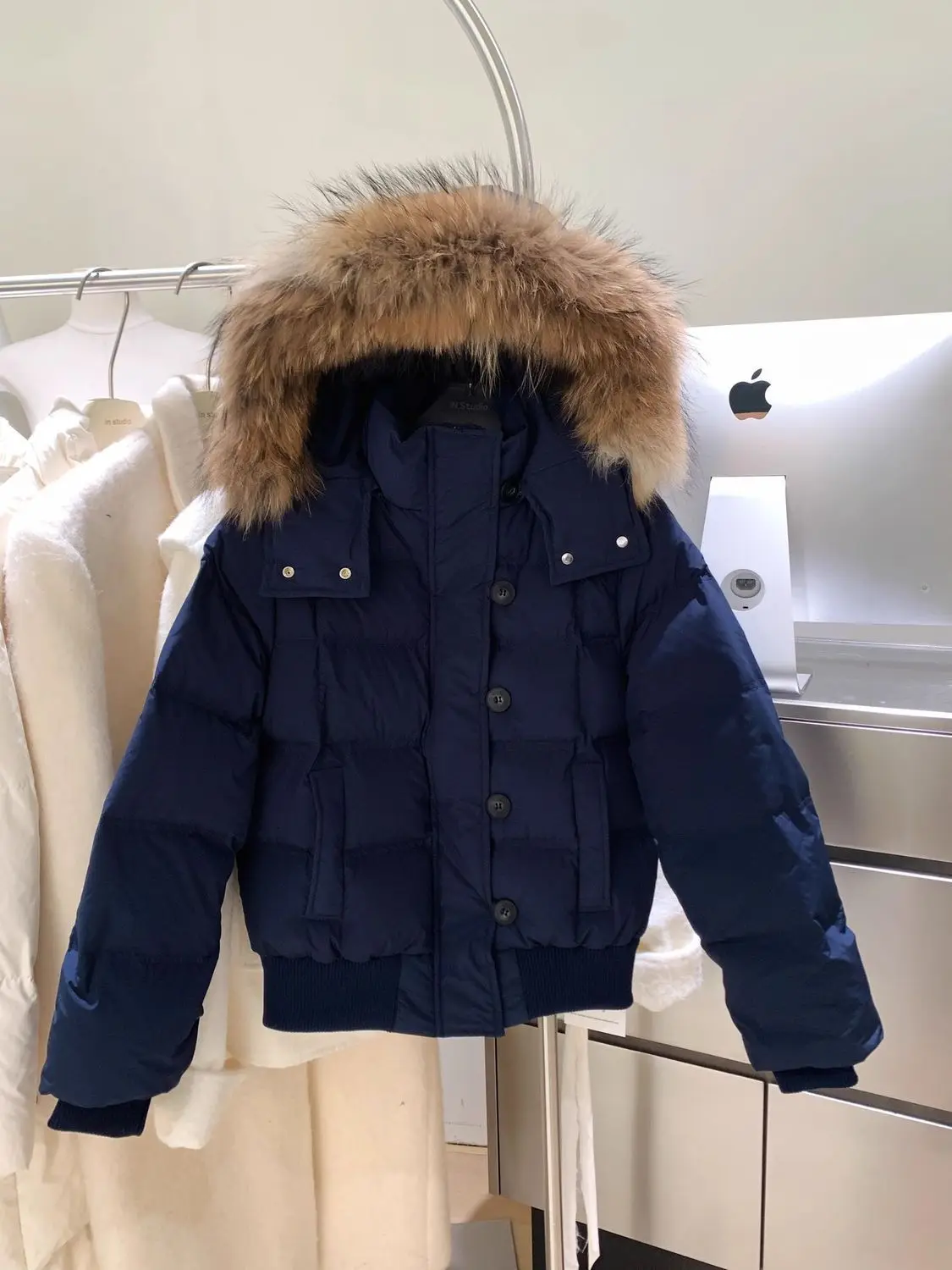 الأمريكية الرجعية نمط قصيرة مقنعين سترات فو الفراء طوق طويلة الأكمام المرأة لون نقي Vintage معطف جاكيت زيبرا الخريف الملابس #1