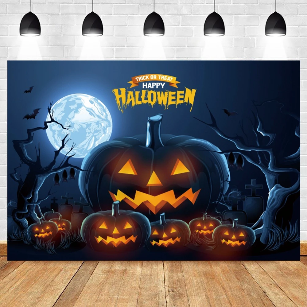 خلفية فوانيس اليقطين الشريرة للهالوين ، صورة أطفال رضع ، تصوير حفلات عائلية ، لافتة ديكور خلفية ، مستلزمات استوديو الصور