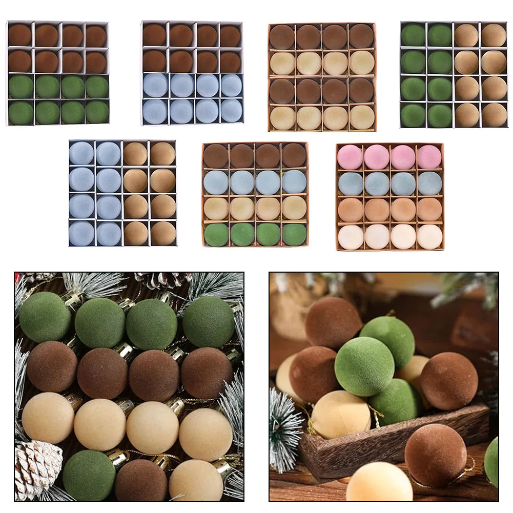 

Blue Christmas Ornaments Elegant Plush Christmas Balls Elegant Christmas Balls Year-round Usability Versatile Styles Included