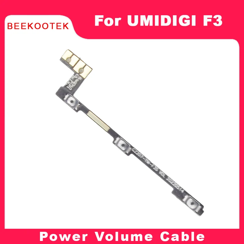 

New Original UMIDIGI F3 Power Volume Flex Cable FPC Side Button Cable Repair Replacement Accessories For UMIDIGI F3 Smart Phone