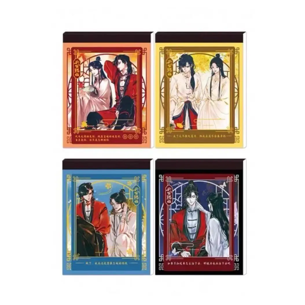 4-blocs-de-notas-adhesivas-de-anime-tian-guan-ci-fu-hua-cheng-xie-lian-bonitos-y-sencillos-para-estudiantes-material-escolar-y-de-oficina