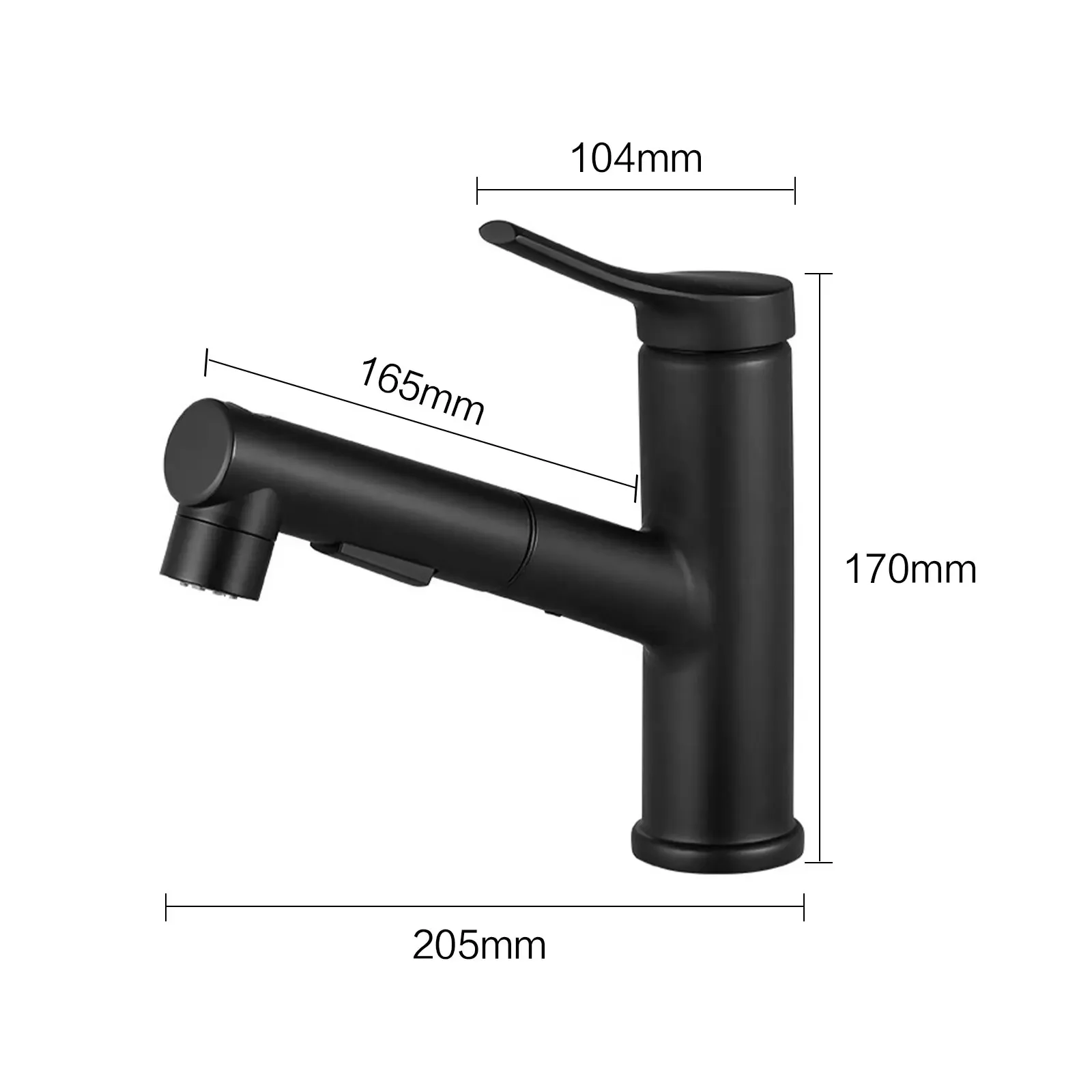 Stainless steel bathroom faucet, bubble water does not splash the water basin faucet