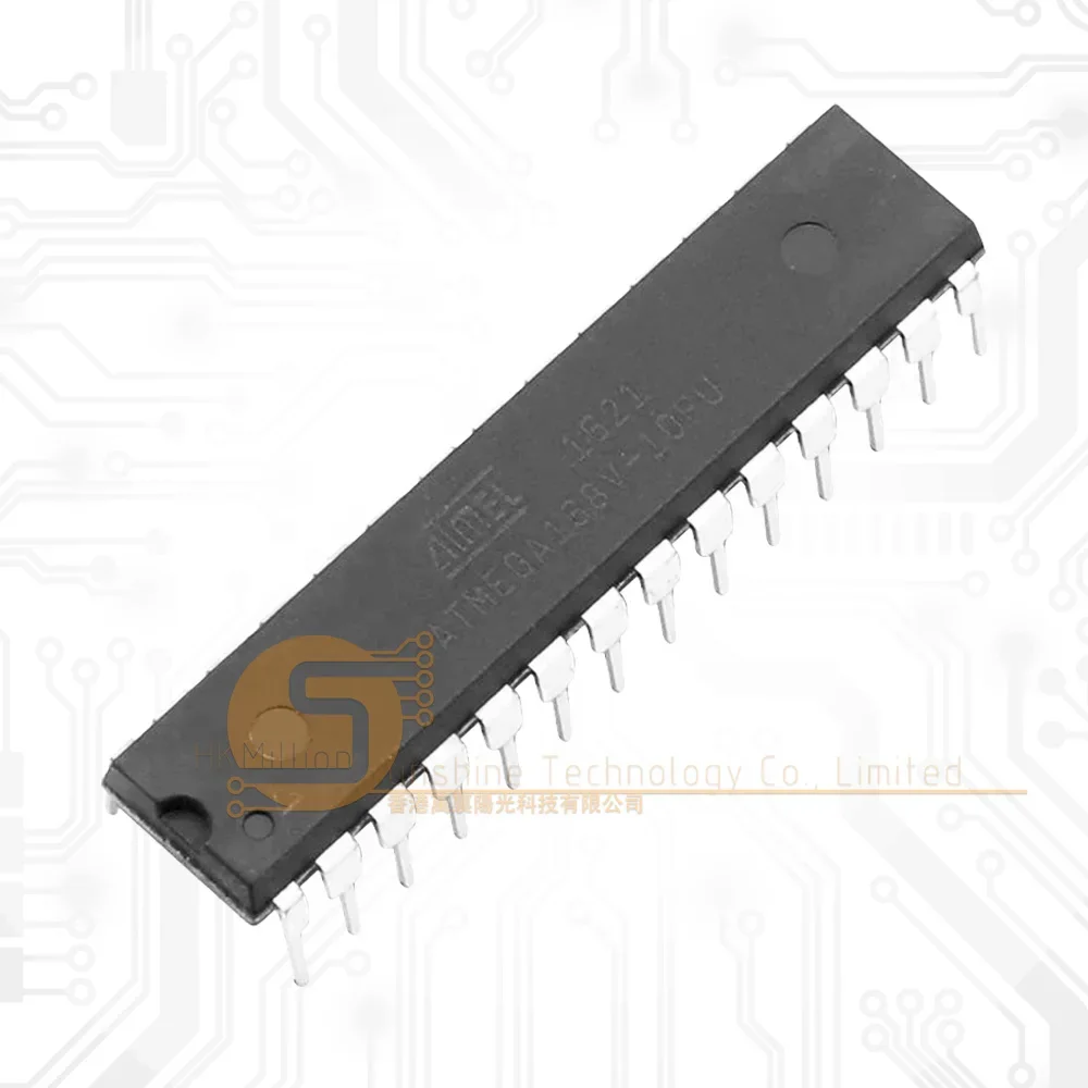 ATMEGA168V-10PU ATMEGA168 MCU 8-bit AVR RISC 16KB Flash 3.3V/5V DIP-28