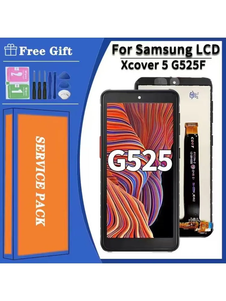 5.3 "IPS LCD do Samsung XCover 5 G525 G525F, G525F/DS wyświetlacz LCD ekran dotykowy Digitizer X Cover 5 montaż wyświetlacza — zdjęcie produktu 7