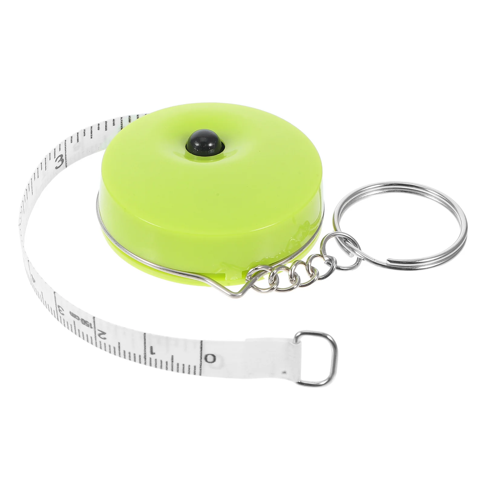 

Key Chain Measuring Tape Green Mini Soft Retractable Tape Measure for Body Sewing Fabric Measuring Knitting Crochet Portable