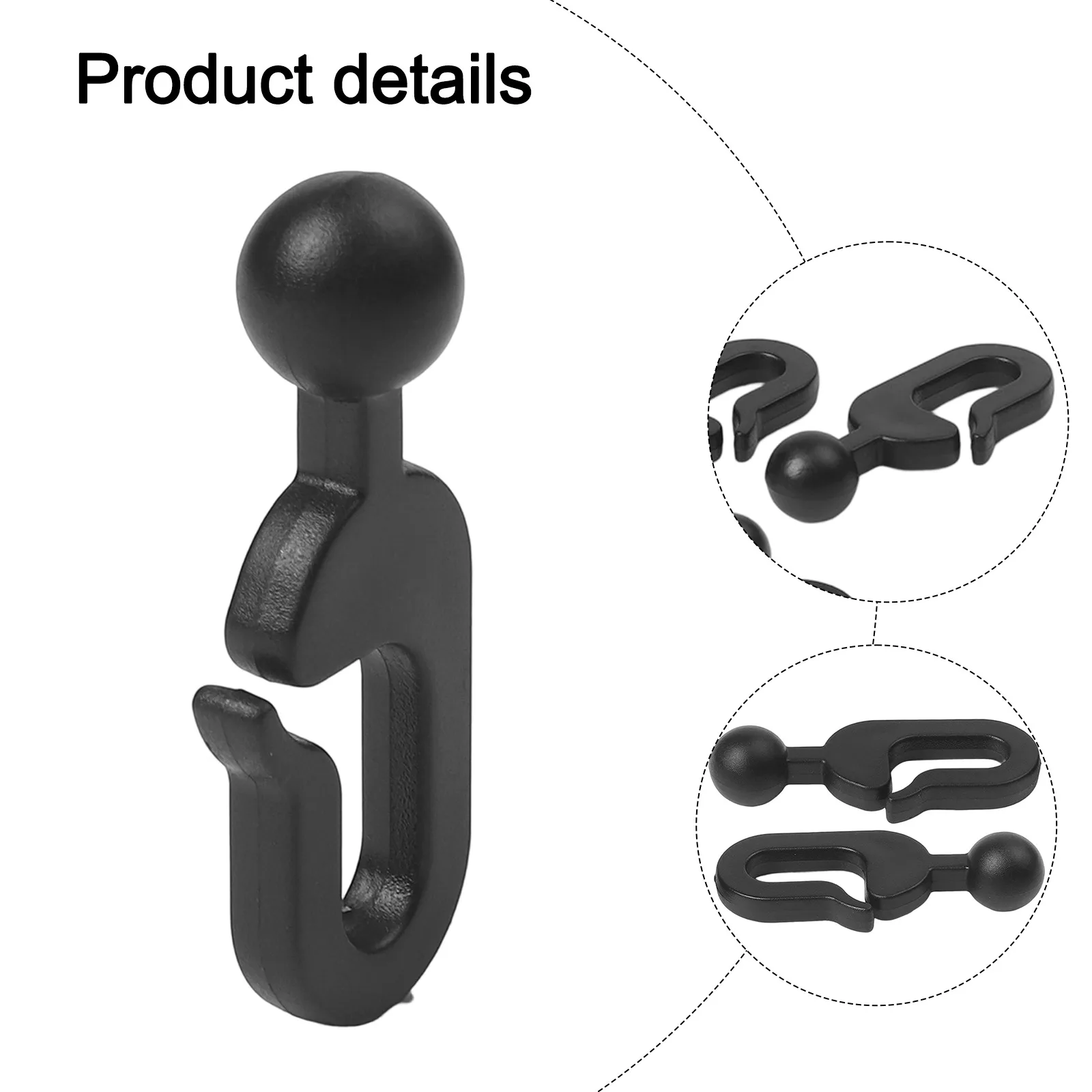 Curtains Hanging Gazebo Curtains Outdoor Accessories Bulk Pack Curtain Hanging Hooks Invisible Hooks 50 Hook Set
