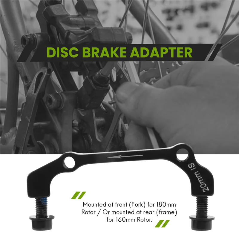 قرص الفرامل الفرجار محول تركيب هو/البوسة الأمامية 180 مللي متر الخلفية 160 مللي متر ل Shimano Hayes Mtb-AT39