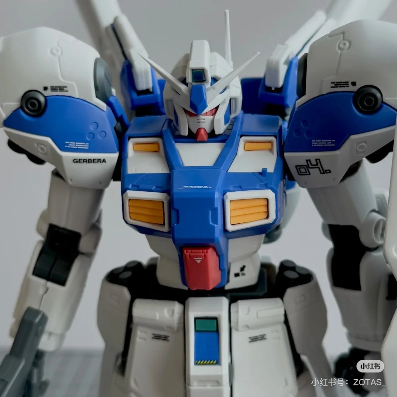 New Gerbera Gp04 Action Figure Re1/100 Figurine Model Water Supply Sticker Luxury Bracket Plastic Assembly Model Kits Toys Gifts