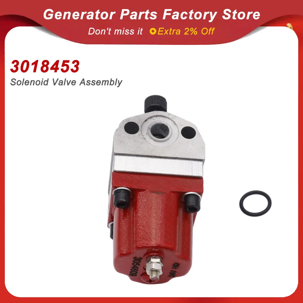 3018453 12V 24V Solenoid Valve Assembly Flameout Fuel Switching Valve for ISM X15 K19 K38 K50 QSM11 NTA855