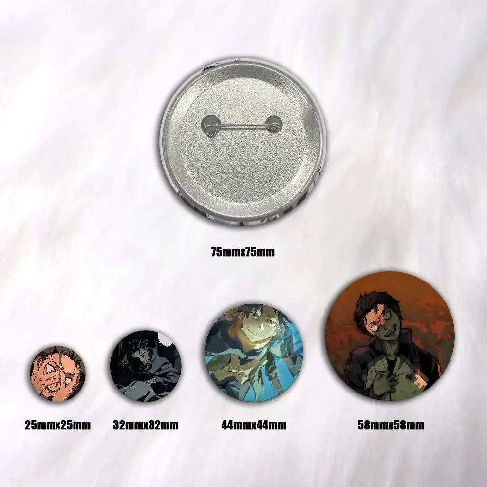 Anime Cartoon Subaru Natsuki  Creative Round Button Badges Pin Brooch Backpack Jewelry Gift
