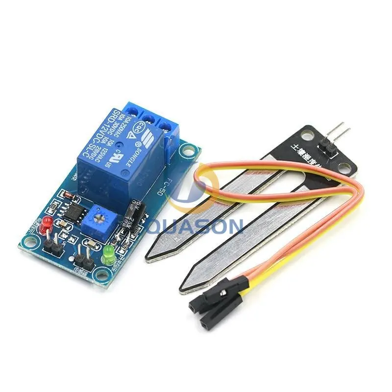 NEW DC 5V 12V soil moisture sensor relay control module Automatic watering of the humidity starting switch for aduino