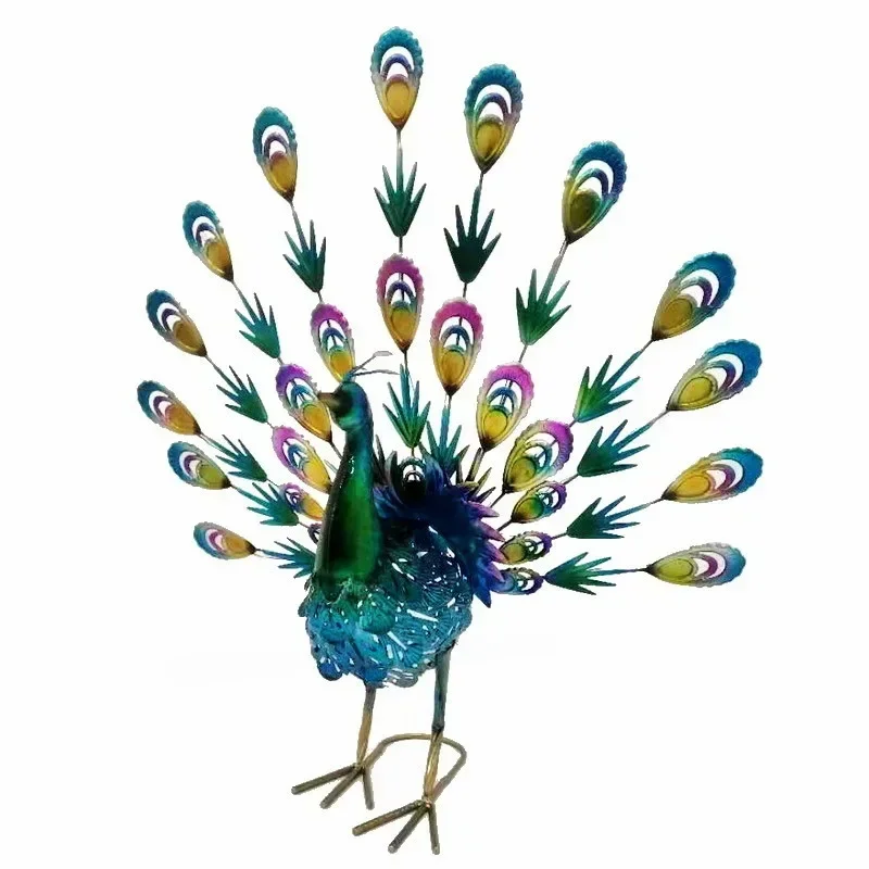 

Outdoor landscaping props decoration solar lights flashing garden outdoor wrought iron animal ornaments sculpture