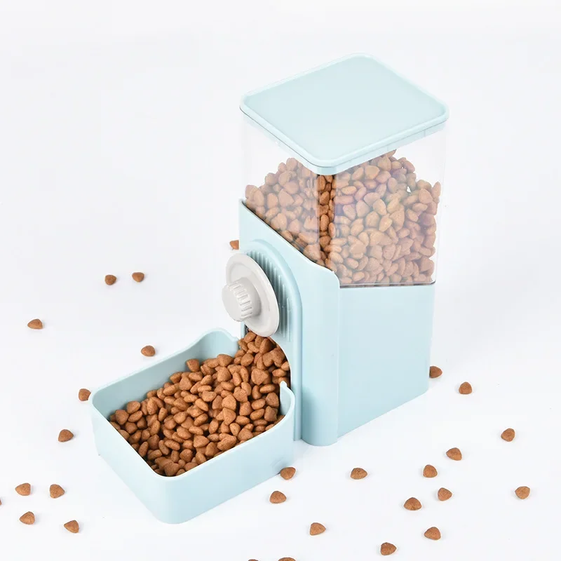 Automatic Pet Bowls Cage Hanging Feeder Pet Water Bottle Food Container Dispenser Bowl For Puppy Cats Rabbit Pet Feeding Product