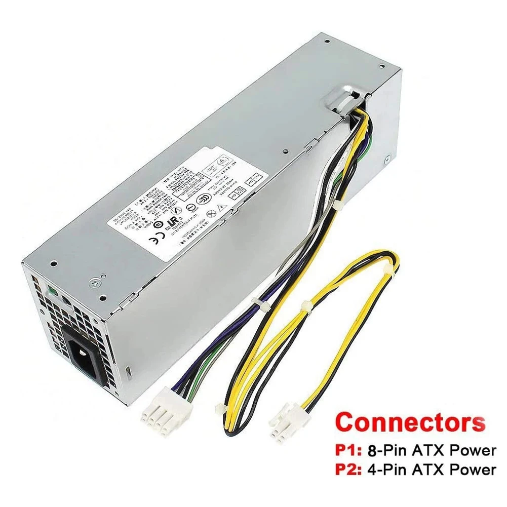 Power Adapter for Dell For Optiplex 3020 7020 9020 T1700 Compatible with Metal Case and Low Noise Operation for Office Use