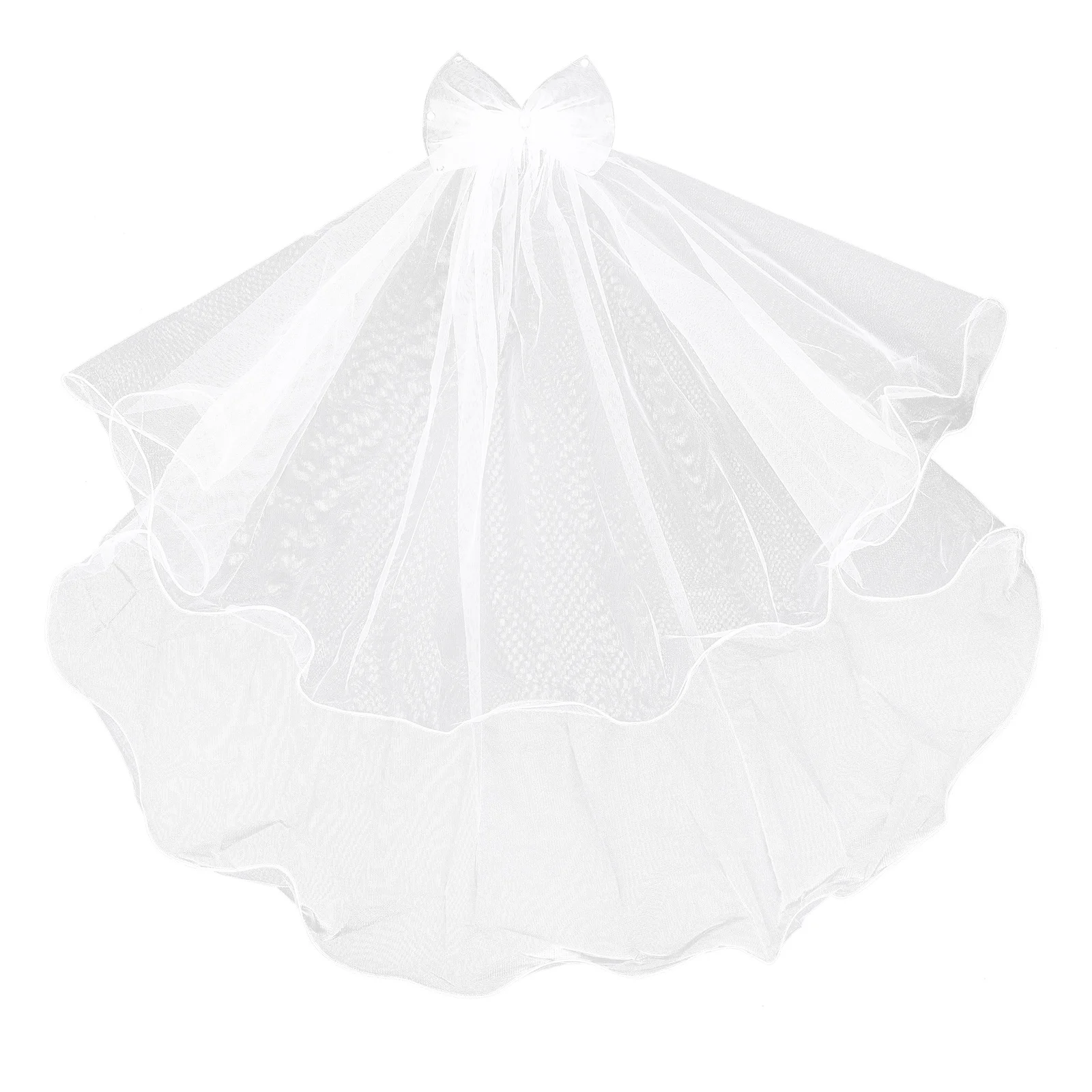

Kids Wedding Veil Delicate Soft Bridal Veil for Photography Eye-Catching Child Wedding Hair Accessory Hair Accessories