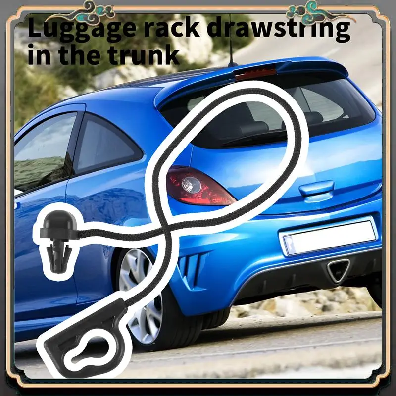 

M45K-For Vauxhall Corsa D E 5 Door Tailgate Trunk Car Parcel Shelf String Cord Tonneau Cover Strap 13367836