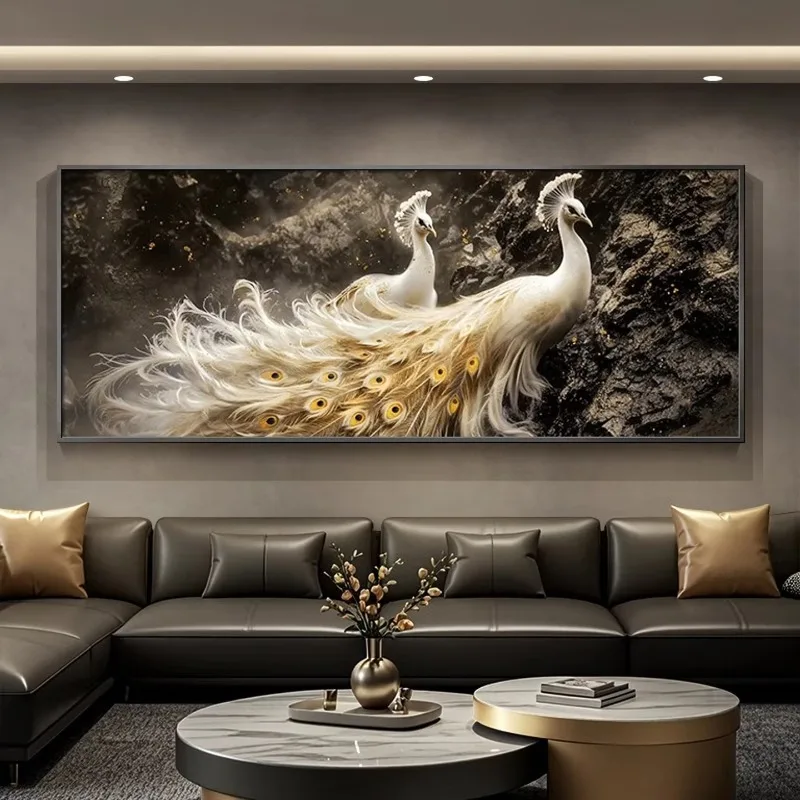 

Living room decorative painting sofa background wall hanging painting bedroom tea room mural