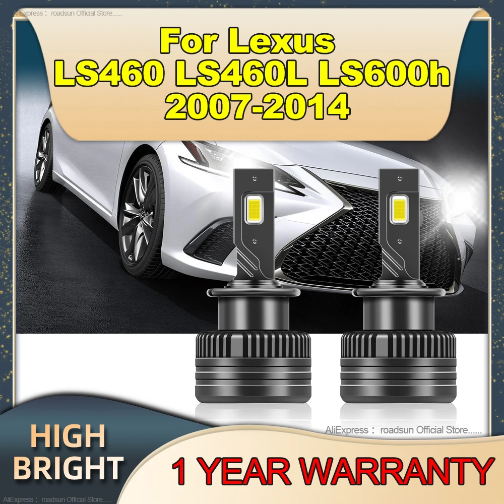 LED Headlights HID D4S Bulb 30000LM Car Light Turbo Lamp For Lexus LS460 LS460L LS600h 2007 2008 2009 2010 2011 2012 2013 2014