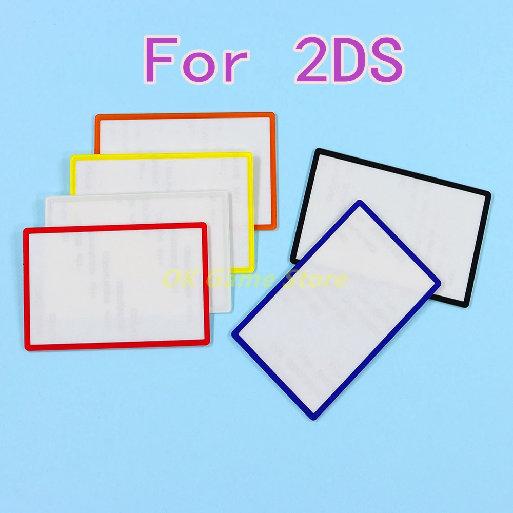 1pcs/lot For 2DS Top Surface Mirror Lens Cover Upper LCD Screen Front Glass For 2DS Top LCD Screen Panel