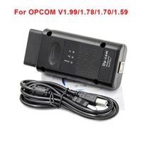 Herramienta de diagnóstico para Opel Flash Firmware PIC18F458 FTDI CAN BUS herramienta de escáner OBD OPCOM V1.99/1,78/1,70/1,59 lectura código de falla transparente