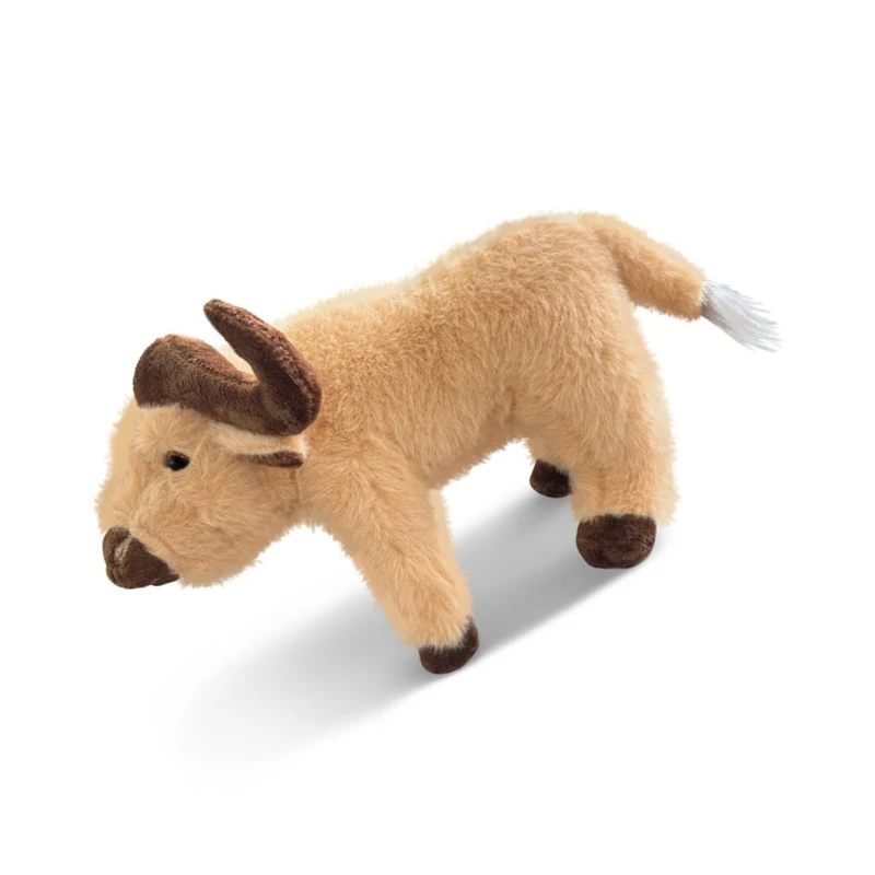 

Realistic Buffaloes Stuffed Animals Short Plush Toy Children Comfort Hugging Doll 15UB