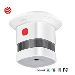 Rilevatore di fumo HEIMAN Zigbee sistema Smart Home sensore di prevenzione della sicurezza ad alta sensibilità da 2.4GHz