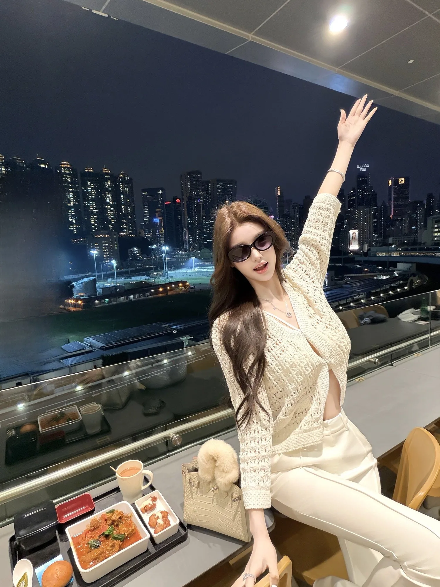 

Ultra Soft 65 Cotton Knitted Open Cardigan Viola Oxygen Fraance 26C Versatile Hollow out Knitwear for Women Summer Spring