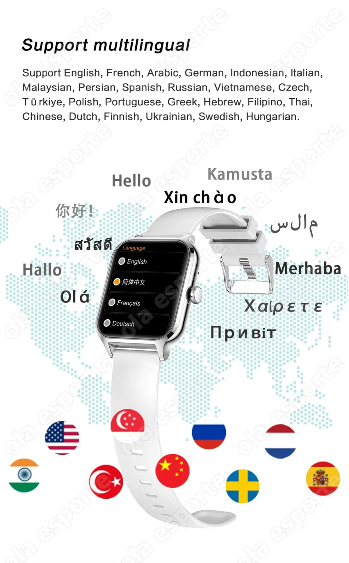 2026 Outdoor Smartwatch Herzfrequenz BT Anrufannahme Schlaf-Gesundheitsüberwachung Wetter Sport Schrittzähler Nachrichten-Push Smartwatch H10 – Detail 16