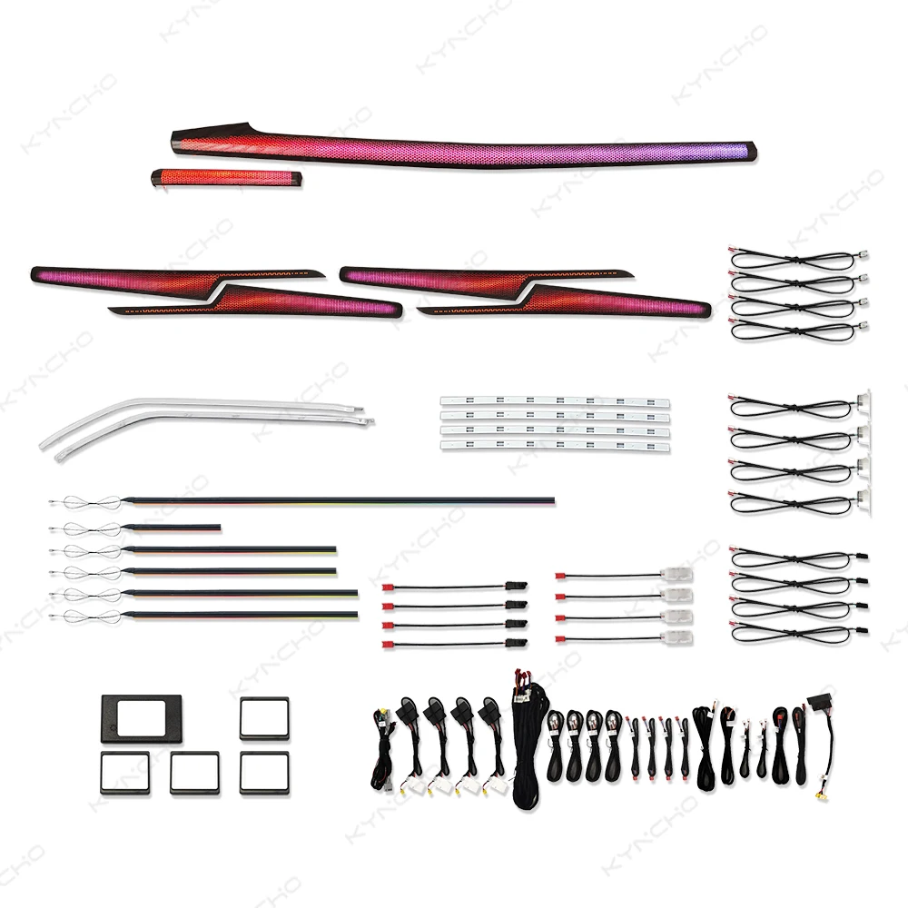 

Q5 Neon LED Ambient Light 12V Interior Lighting Upgrade for APP Control 64 Colors Symphony Flowing Light for