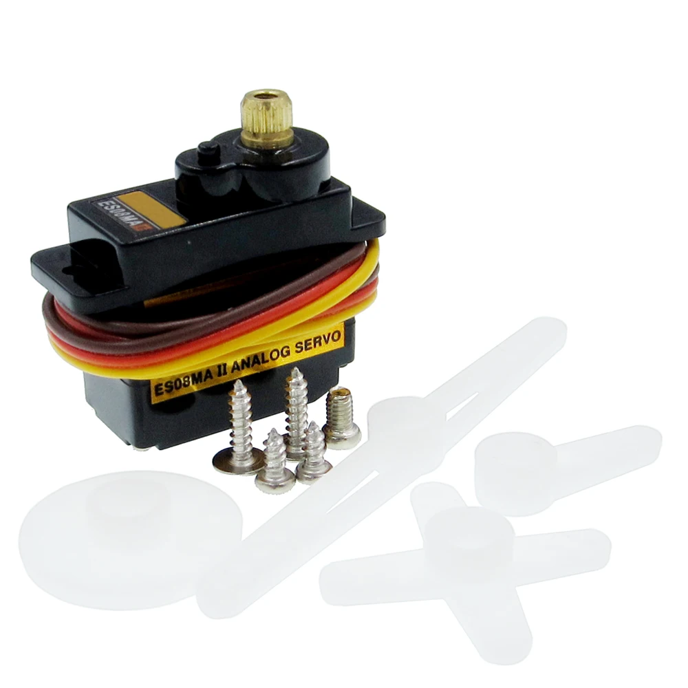 10 قطعة ES08MA II ميتال جير سيرفو 12 جرام/ 2.0 كجم/0.12 ثانية Mg90S