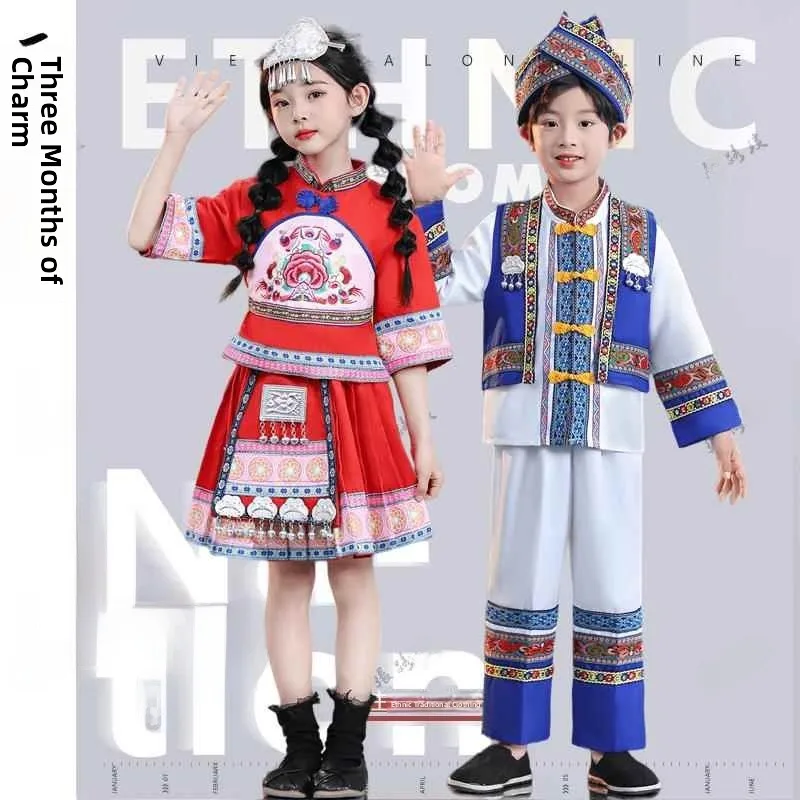 

Детский традиционный костюм для танца Минори Мие, наряд для выступлений на сцене, этническая праздничная одежда для мальчиков и девочек