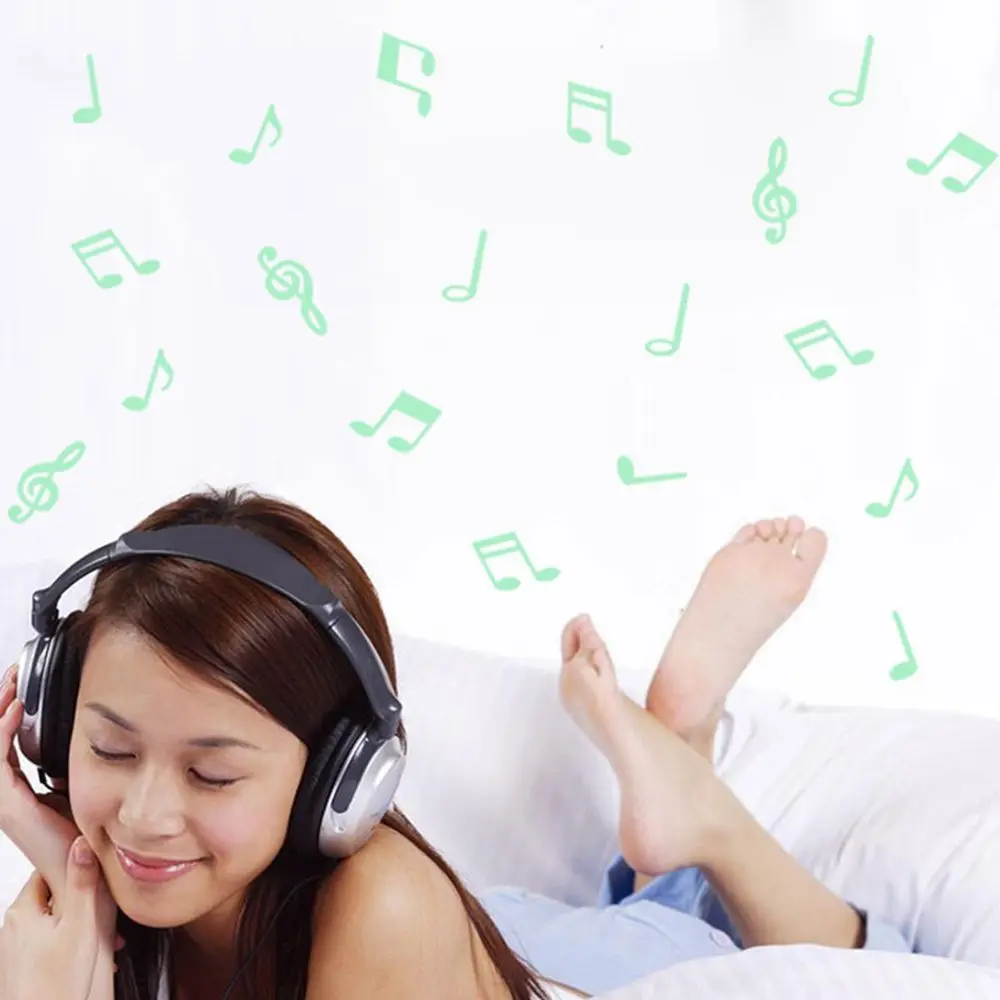 

Home for 's Stars Stickers Glow In The Dark Wall Stickers Musical Note Luminous