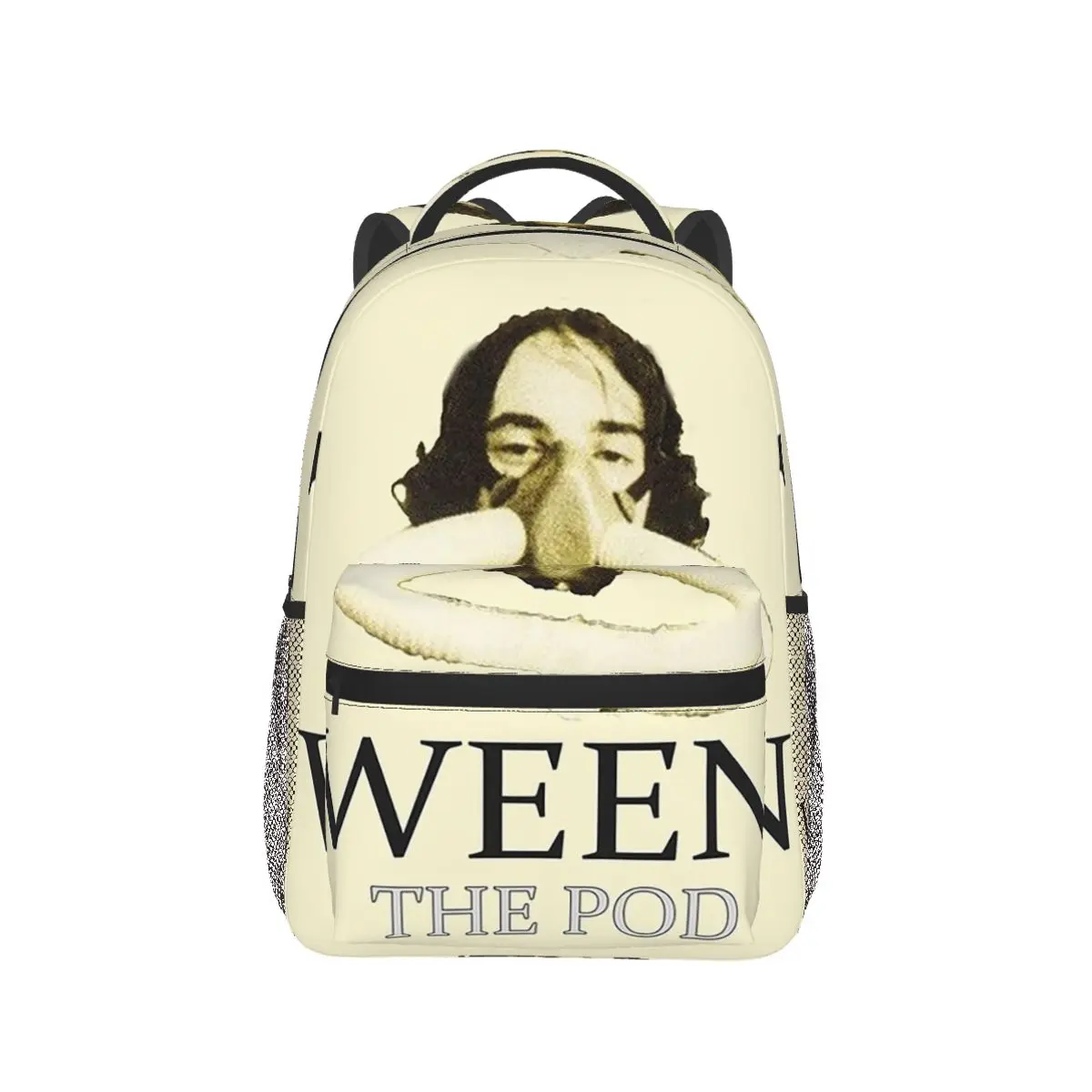 Ween The Pod 백팩 남아 여아 학생 책가방, 만화 여행 배낭, 대용량 숄더백