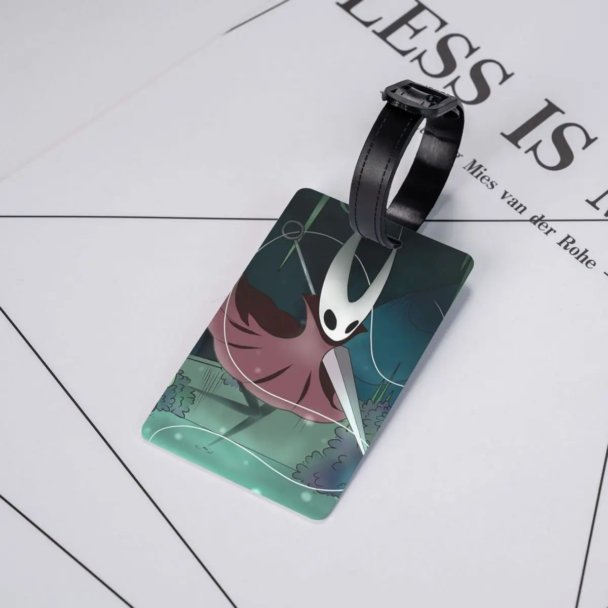 

Hollow Knight Luggage Tags Suitcase Accessories Travel Baggage Boarding Tag Label Holder ID Name Address