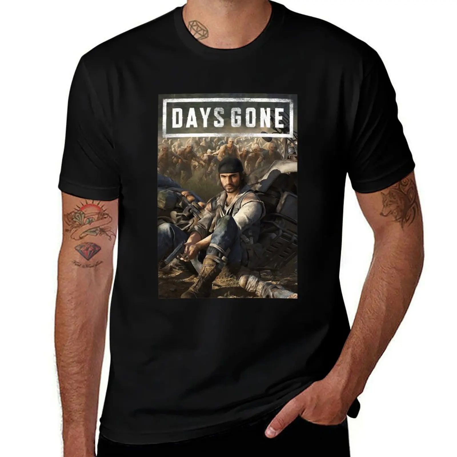 

DAYS GONE GAME T-Shirt hippie clothes graphics man clothes anime tshirts for men