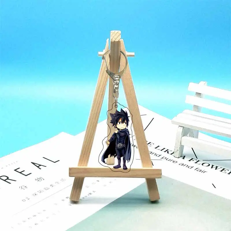 55MM Anime FAIRY TAIL‌ ‌‌Figure‌ Gajeel·Redfox Lucy Heartfilia Wendy Marvell Juvia Lockser Hades Acrylic Keychain Gifts view 6
