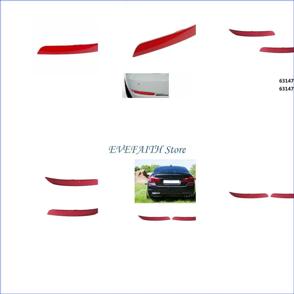 

124B Car Reflective Rear Bumper Lights For F10 F18 63147842955,63147842956